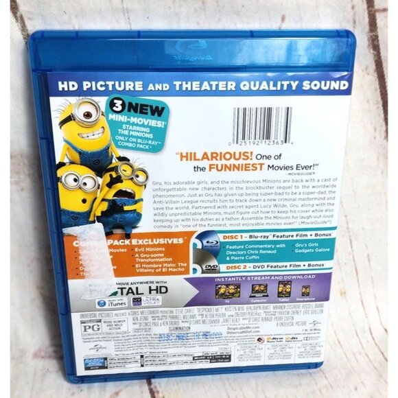 Despicable Me 2 Blu-Ray/DVD/Digital HD Combo Pack With 3 New Mini-Movies - Picture 4 of 9
